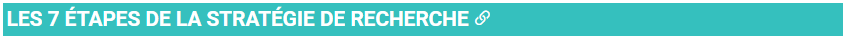bandeau_les_7_etapes_de_la_strategie_de_recherche